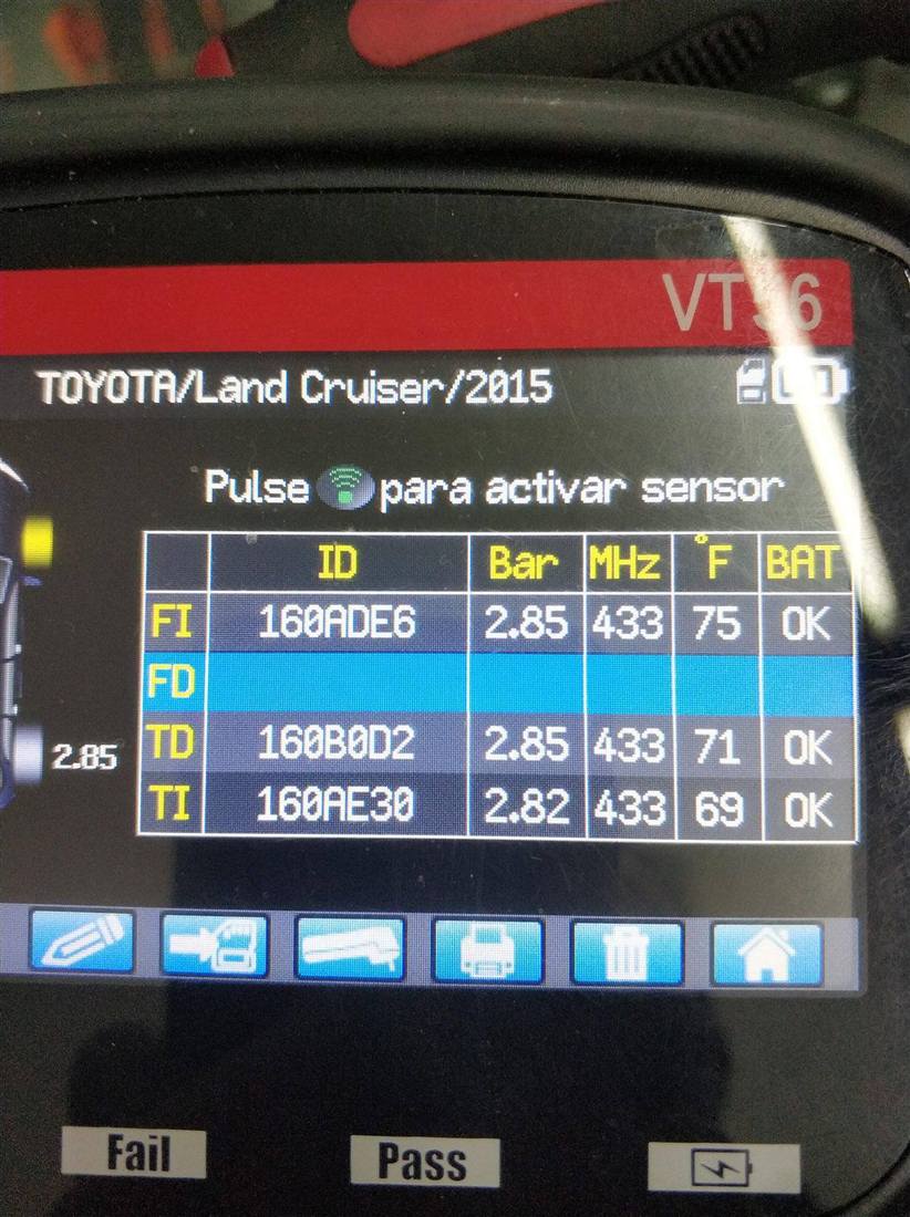 Sensors TPMS